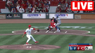 MLB LIVE🔴 Los Angeles Dodgers vs Cincinnati Reds - 24th May 2024 | MLB Full Game - MLB 24