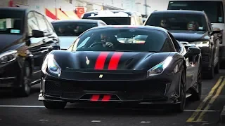 Ferrari 488 Pista - start up, revs and acceleration sounds!!!