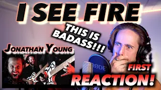 Jonathan Young - I See Fire (Lord Of The Rings METAL COVER) FIRST REACTION! (THIS IS SO BADASS!!!)