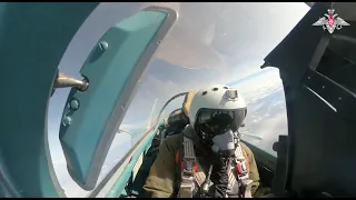 Su-35 Fighter Armed With Kh-31 Missile In Action - Russian MoD