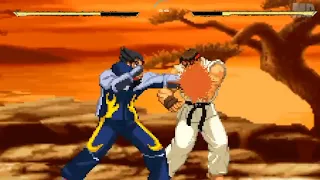 Ryu vs Jin (With Healthbars) (One Minute Melee)