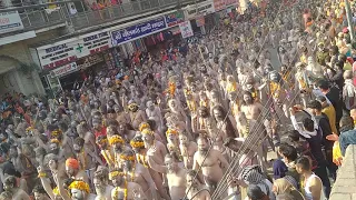 first sahi sanan Naga baba 2021 mahakumbh Haridwar....