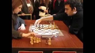 2009-11-21 GM Dominguez - GM Polgar BLITZ Tal memorial