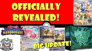 ETB Promo & Big New Cards Officially Revealed! Big Twilight Masquerade Update! (Pokémon TCG News)