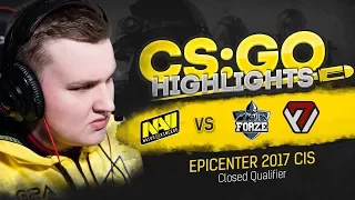 CSGO Highlights: NAVI vs forZe, AVANGAR @ EPICENTER 2017 CIS Closed Qualifier