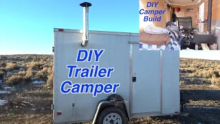 I LIVED in This TINY DIY TRAILER CAMPER For TWO WEEKS. It Was AWESOME. (FULL BUILD)