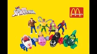 1995 Spider-Man Mcdonald's Happy Meal Toys Complete Set Review