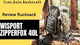 Kleines Review zum Wisport Zipperfox in40l - Mein Rucksack für Tagestouren | Bushcraft deutsch