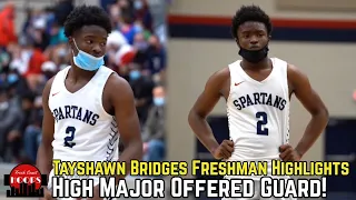 Tayshawn Bridges Is A Walking Highlight! Freshman Year Highlights