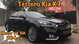 Testei o Kia K7 3.3 V6 acelerando forte