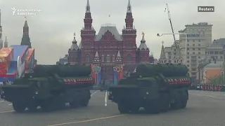 Russian Army Rehearses For Victory Day Parade