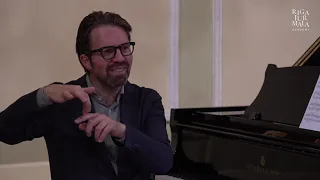 Piano masterclass with Leif Ove Andsnes and student Ērika Jākobsone