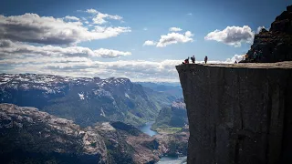Preikestolen - Pulpit Rock.  The natural wonder of Norway
