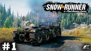 SnowRunner со всеми DLC! Полное прохождение #1