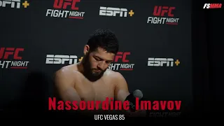 Nassourdine Imavov full UFC Vegas 85 post-fight interview