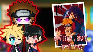 New Team 7 React to the OG Naruto Villains | Boruto | Gacha