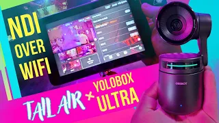 Using NDI over WIFI with Obsbot Tail Air and YoloBox ULTRA- Does IT WORK??