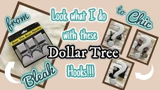 From BLEAK to CHIC | LOOK what I do with these DOLLAR TREE HOOKS |