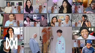 Reza Darmawangsa vs Eltasya Natasha SING-OFF TIKTOK SONGS PART 9 " Zoom " - REACTION MASHUP