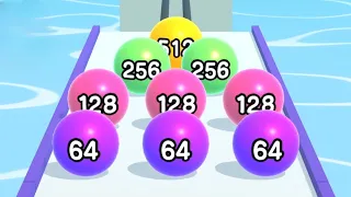 Ball Run 2048 Infinity - All Level Gameplay Best Mobile Games Max Level (Part 1024)