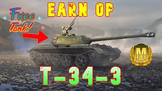 Earn Op T-34-3 Free Tank! ll Wot Console  - World of Tanks Modern Armor