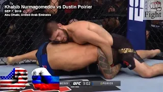 khabib nurmagomedov vs dustin poirier -- 7 septembre 2019 in  abu dhabi