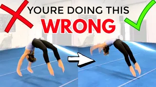 5 Common Back Handspring Mistakes and How to Fix Them!