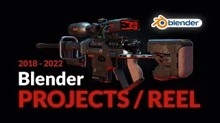 Blender Projects Demo Reel 2018 - 2022 | Barzu Ibrohimov