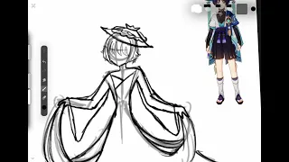 Putting wanderer in a dress because I can//wip//Part 2