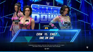 AWA Friday night smackdown: Erin with fayevs Emily