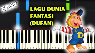 Lagu Dunia Fantasi - DUFAN (Piano Tutorial) ~ EASY