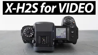 Fujifilm X-H2S for VIDEO review: 4k 120p, 1080 240p, 6.2k, AF, IBIS, rolling shutter