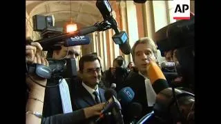 End of first day of slander trial involving former PM de Villepin