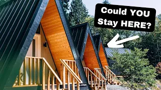 A-Frame BnB Tour! Could you stay here?