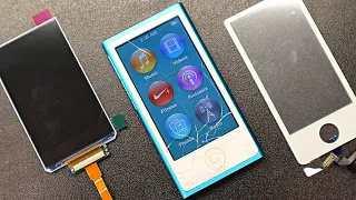 iPod Nano 7th 8th Gen Screen Replacement | Broken LCD & Glass Touch Screen Fix | iPod Restoration
