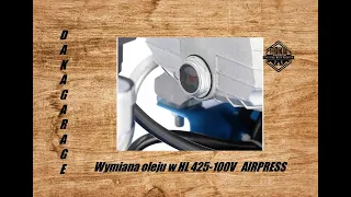 061 Wymiana oleju w kompresorze HL 425-100V AIRPRESS