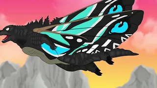 Dark Voidzilla vs Godzilla(2021), Godzilla junior, Methuselah, Behemoth PART 2 | PANDY Animation 74