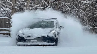 Happy New Year! Tesla Model 3 In Snow w/ Nokian Tyres One All-Season Tires - Do You Even Need Snows?