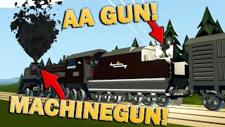 WEAPONISING THE LOCOMOTIVE & TENDER - Lets Build A Steam Engine In Stormworks!