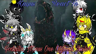 Kaijus React To Godzilla: Minus One Official Trailer / Gacha Club Reaction /