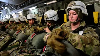 U.S. Army Female Paratroopers (11th Airborne) All-Women Jump Exercise (2024)