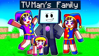 TV MAN Starts A FAMILY In Minecraft!