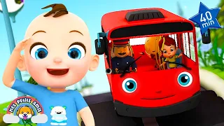 Les Roues de l'Autobus Rouge - Comptines pour Bébé et Chansons pour Enfants