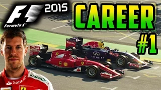 F1 2015 VETTEL CAREER MODE PART 1: AUSTRALIA