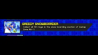 Greedy Snowboarder Achievement | Sonic 3 AIR | luxproXD