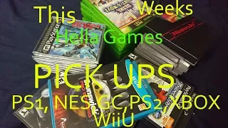 This weeks Pick Ups Ps1,Ps2,Nes,GameCube, wii u and Og xbox