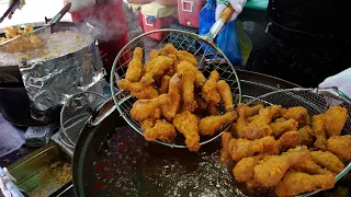하루에 100키로가 팔리는 집? 유명한 김포오일장 통닭집 | Selling 100 kg a day! Korean Fried Chicken | Korean Street food
