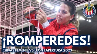 ALICIA CERVANTES CORTÓ LA RED LUEGO DE SU GOL 100  | CHIVAS FEMENIL VS LEÓN | AP23 | LIGA MX