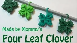 Four Leaf Clover Shamrock Charm Without the Rainbow Loom - St Patrick's Day!