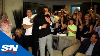 Hughes Family Goes Wild After New Jersey Devils Select Luke Hughes 4th Overall In 2021 NHL Draft